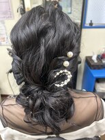 ジュン 小岩&nbsp;ウィープハーフアップ♪ 【イベント/ヘアメ/ヘアセット】