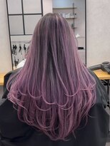 エル オオサカ 心斎橋店(L. OSAKA) ラベンダー/ピンクパープル/バレイヤージュ