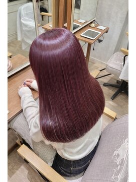 ヌフ(neuf) 髪質改善トリートメント/ピンクカラー/美髪カラー