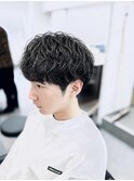 清潔感◎楽スタイル◎20代シャドウパーマ