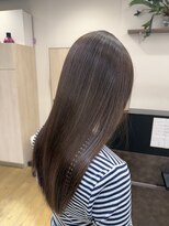 シュヴー 築地(CHEVEUX) 【築地】グレージュ×ツヤ感/髪質改善/20代/30代