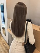 ノア(NOA)&nbsp;【NOA】髪質改善ストレートブラウンベージュ美髪ロングヘア