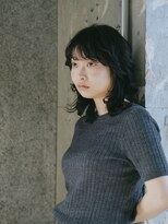 エス ヘア サロン(S. HAIR SALON)&nbsp;レイヤーミディ×ニュアンスウェーブ