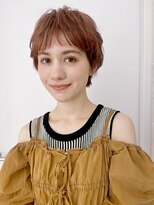 ピークアブー アヴェダ ギンザシックス(PEEK-A-BOO AVEDA GINZASIX) 【癖毛風ショート】ニュアンスパーマ ショートパーマ ◆