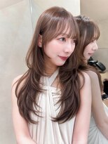 ハーツ 熊本(hearts.) ワンホンレイヤー/ダークブルー/韓国ヘア/縮毛矯正/髪質改善