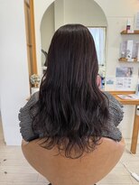 ミミ ヘアーサロン(Mimi)&nbsp;大人可愛い艶ピンクパープルロング