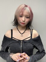 ソル ジングウマエ(SOL JINGUMAE)&nbsp;［中川竜斗］デザインルーツカラーピンクホワイト