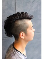 ノイセル(Noisyle)&nbsp;かき上げヘア ショートレイヤー トランクスヘア くせ毛風パーマ