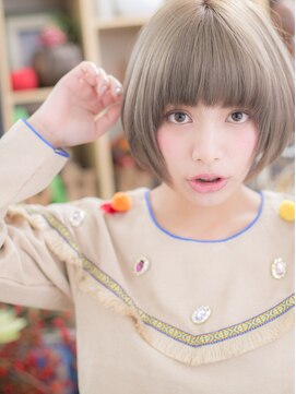 カバーヘア ブリス 戸田公園西口店(COVER HAIR bliss) *bliss戸田公園*外国人風カラーで差のつく個性的前下がりボブf!