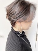 O-tete アッシュベージュショートスタイル