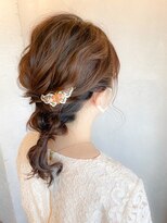 Belle BIANCA 結婚式ヘア/ミディアムアレンジ  by.Yukiho
