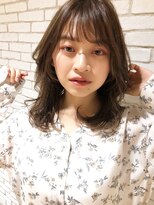 クラン(clan) 【クラン 相川】大人っぽセミディ×ココアベージュ