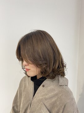 アールヘアー(ar hair) 一週間後ベージュカラー