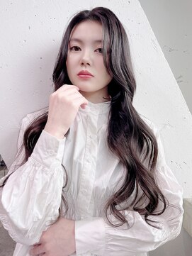 アルバム 新宿(ALBUM SHINJUKU) くびれヘア_外ハネボブセクションカラーペールベージュ_49010