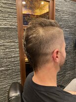 プレミアムバーバー 原宿店(PREMIUM BARBER produce by HIRO GINZA)&nbsp;オールバック×モヒカン