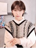 マッシュヘア―/ウルフマッシュ/ショートボブ/シースルー/元町