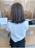 ハイライトで柔らかベージュ〇