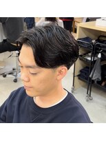 ニコフクオカヘアーメイク(NIKO Fukuoka Hair Make)&nbsp;「NIKO」大人センターパートニュアンスパーマ　福岡天神