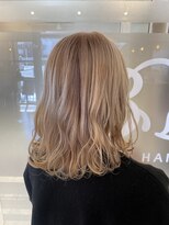 ヘアースペースブルーム ヒーロー 園田店(HAIR SPACE BLOOM hero) 【園田/ホワイトブロンド】ホワイトカラー