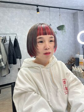 イデアル(Ideal) ボブ/ミニボブ/切りっぱなしボブ/外ハネ/外ハネボブ/韓国