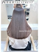 ジーナ サンシャイン通り池袋(Zina)&nbsp;モカブラウン×髪質改善トリートメント【Zina kana】