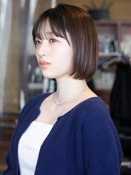 ラフ フロム ガーデン(Laf from GARDEN) 切りっぱなしボブ/美髪のススメ/脱白髪染め/ミニボブ/韓国風