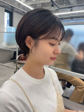 キートス(Kiitos) マッシュショート透明感カラー梅田ショート