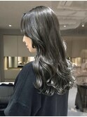 グレージュカラー/髪質改善/美髪/暗髪/レイヤーカット[恵比寿駅]