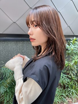 シエスタ バイ アンブルリュクス(siesta by amble luxe) 《20代30代》オリーブグレージュ×大人可愛いレイヤースタイル☆