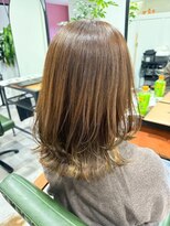 シャルムバイルーチェココ(CHARME by Lu'ce coco) チェリーブラウンやわらかナチュラルミディ