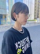 グーム(goom.)&nbsp;20代30代ミニボブ前髪ありコンパクトナチュラルグレージュカラー