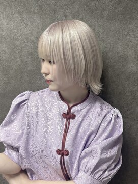 ルフレ 新宿本店2nd(Reflet) ホワイトショートウルフ