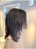 ミディアムレイヤーカット×秋カラー
