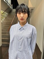 トリッカ 銀座(tricca)&nbsp;ショート/ニュアンスパーマ/抜け感/黒髪