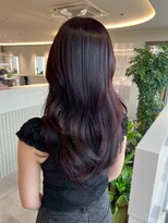 ビビバイベル(BiVi by BHEL)&nbsp;桑名ロングレイヤーカットハッシュカット透明感カラー重めロング