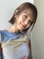 ディッセンバー 渋谷(December) 【December】小顔カット/ブリーチなしオリーブベージュ