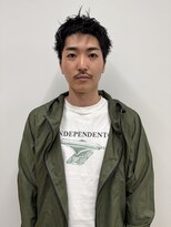 パーク(PARK)&nbsp;メンズショート刈り上げなしショートピンパーマ