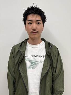 パーク(PARK) メンズショート刈り上げなしショートピンパーマ