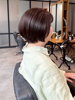 ヘアーカッティングガーデン ジャック モアザン 梅田店&nbsp;モーヴピンクブラウン×グロスフィニッシュ