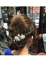 ヘアーメイク アドックス(HAIR MAKE ADOX)&nbsp;ウエディングアップスタイル