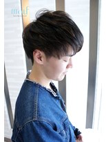 ムゥフ ヘアーアンドアイラッシュ(mouf hair&eyelash)&nbsp;【ｍｏｕｆ】☆おしゃれメッシュなショートマッシュ☆