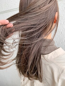 エムクランメイクス 原宿 表参道(m.clan MAKE'S) ラベンダーベージュブリーチなしダブルカラートリートメント小顔