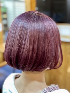 ララテラス(LaLa Terrace) ピンクバイオレット×ミニボブ