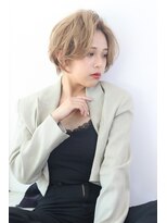 オーロ 武庫之荘店(ORO)&nbsp;大人可愛いホワイトブロンドショート