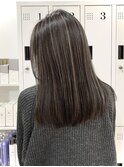 大人可愛い20代30代ハイライト_ミディアムロング【GRAFF銀座】