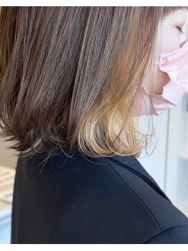 ヴィアスヘアー(vias hair) インナーカラー×ベージュ