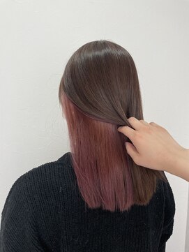 シエル 立川店(CIEL) インナーカラー×ピンク【CIEL×maki】