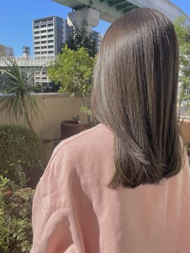リンネルヘアー (Rin:nel hair) くすみベージュ
