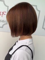 ヘアーエポック(hair epoque) 大人ガーリー チョコレート プリカール 小顔 丸みショートボブ