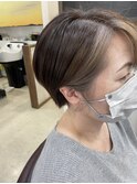 【デザインカラー】ショート×ミルクティーベージュ